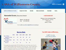 Tablet Screenshot of casawilliamsoncounty.com